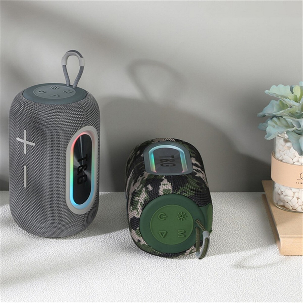 Беспроводная колонка TG-665 (20W TF USB FM) RGB Light