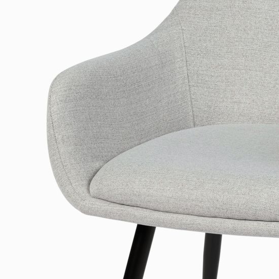 Стул Sebastian светло-серая ткань