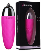 Розовое вибро-яйцо Vibrating Egg Sexy Baby (Цвет: розовый)