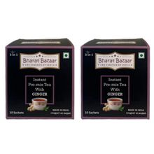 Чай растворимый с имбирем Bharat Bazaar Ginger 10 саше