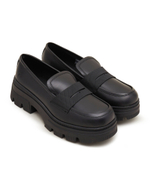 Кожаные лоферы CALVIN KLEIN JEANS - черный(YW0YW01120)