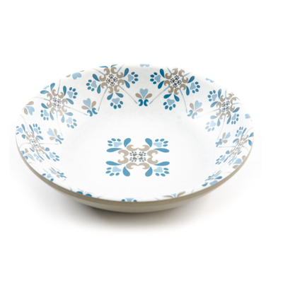 Tarhong миска для животных "pawsitano", белая с рисунком, 16.3х5.7см/700мл