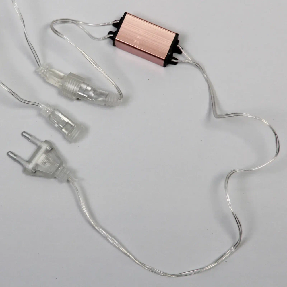 Гирлянда для улицы «Сосулька» 3,0 м*42 см 288 ламп LED, IP-54, Синий (8 трубок)