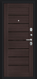 Техно Букле черное/Wenge Veralinga 205*96 левое