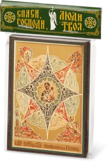 Икона БМ "Неопалимая Купина" 6х9 на МДФ-6