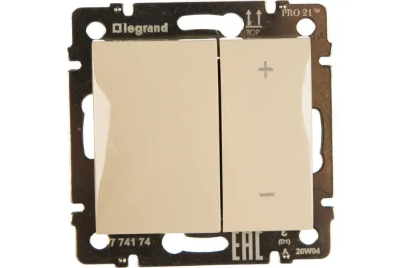 Диммер Legrand Valena 600Вт сенсорный слоновая кость 11452