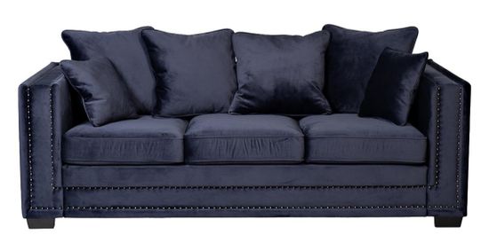 Диван Opera трехместный раскладной цвет синий