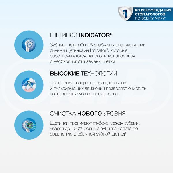 Зубная щетка Braun Oral-B Pro 3 3000 D505.513.3 CrossAction