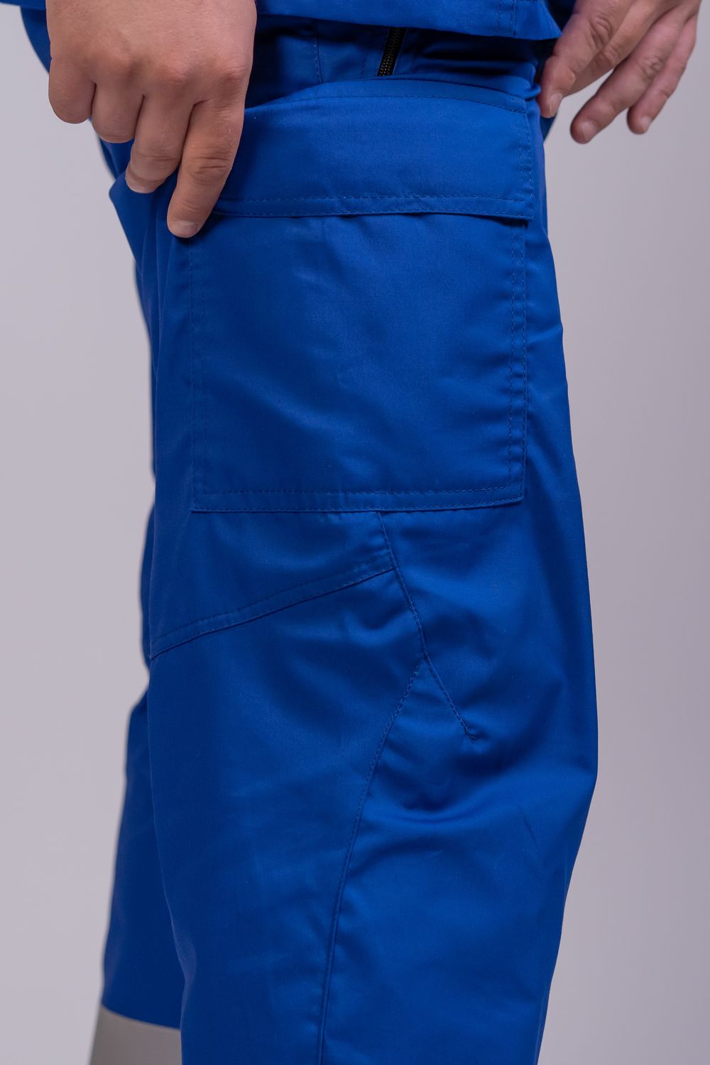 Брюки-джоггеры летние женские Скорая помощь MedicLine цв. ВАСИЛЕК