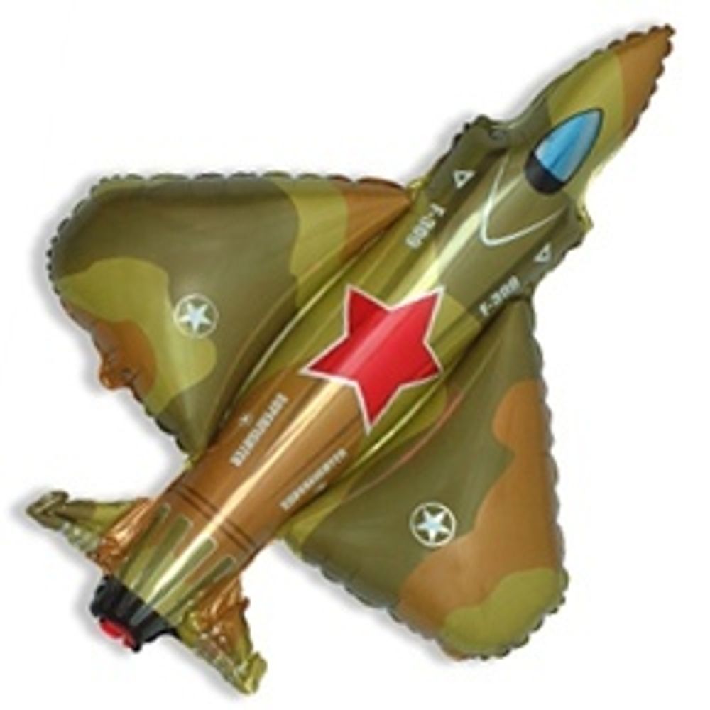 Шар (13"/33 см) Мини-фигура, Истребитель, Военный 1 шт.