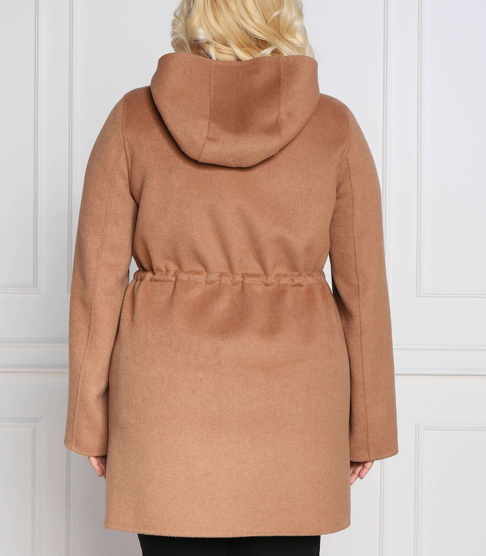 Хлопковое пальто tahiti plus size Persona by Marina Rinaldi - светло-коричневый(1013062)