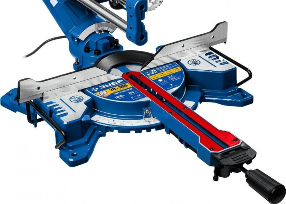 Пила торцовочная сетевая ЗУБР ППТ-216 с протяжкой Профессионал ППТ-216-П