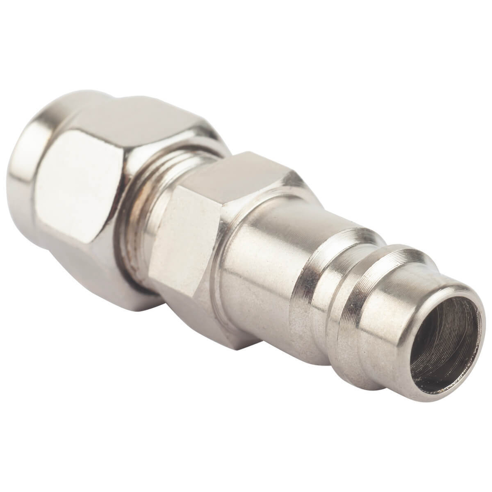 Штекер быстроразъемного соединения с  обжимным креплением PU шланга Ø 6.5х10 мм Harrison HRS-30PPA