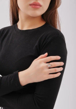 Кольцо Qarlygash & Qyzgaldaq SILVER