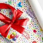 Упаковочная бумага (0,7*1 м) Праздничное настроение, 1 шт.