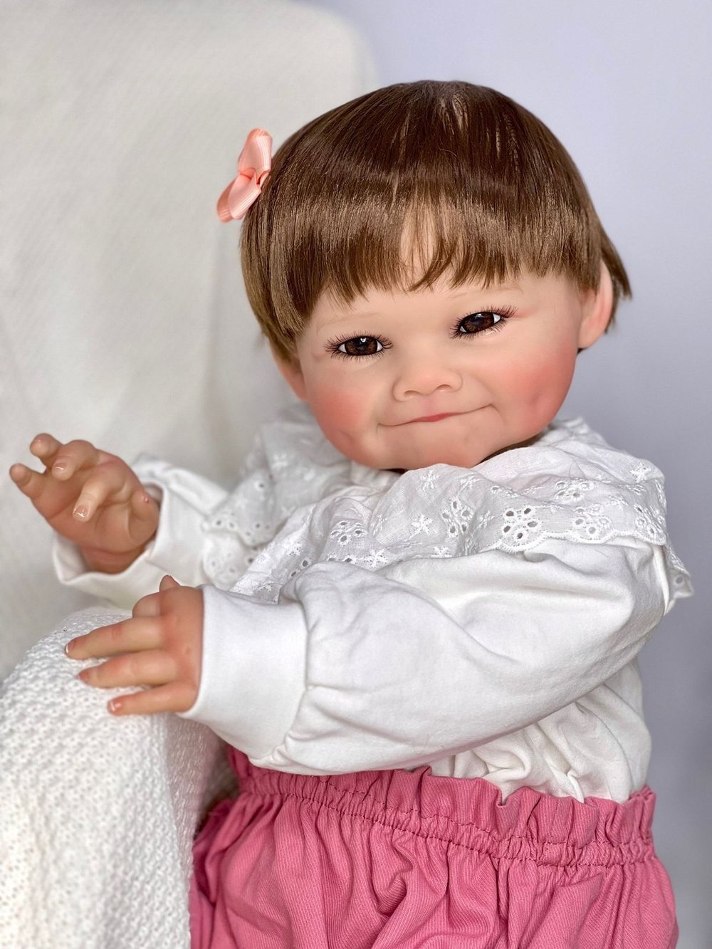 Кукла Реборн мягконабивная 60см (FA-966)