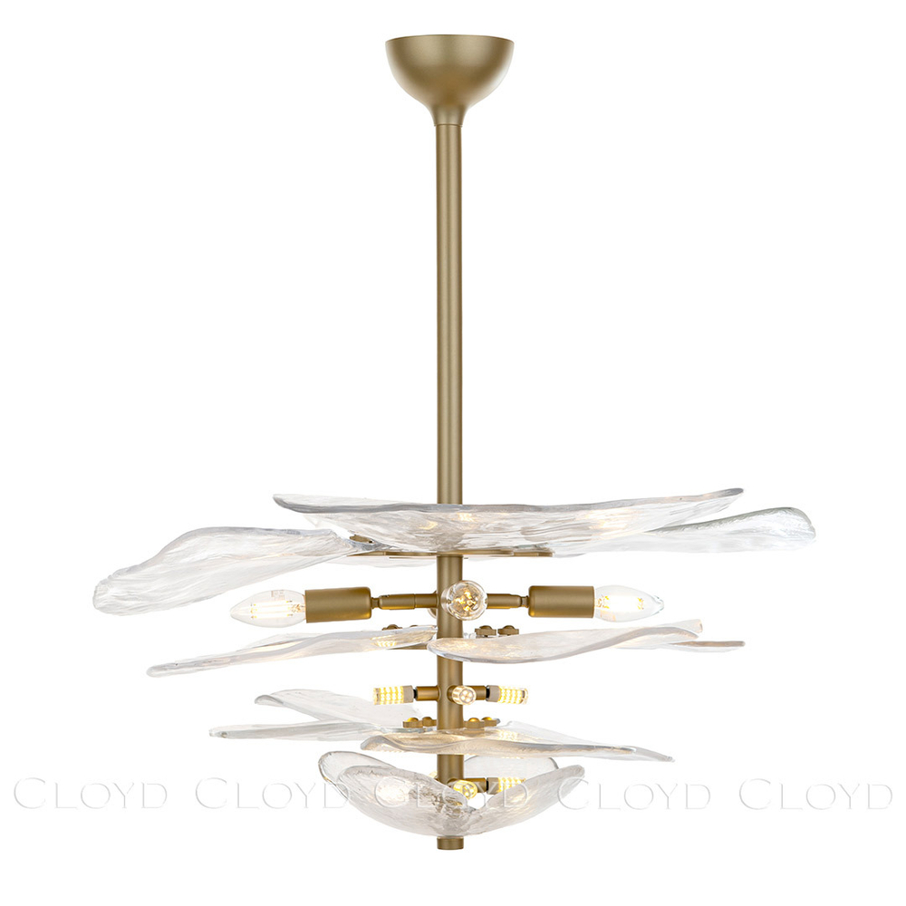 Люстра Cloyd ASPASIA C12 / Ø67 см - латунь светл. (арт.11654)