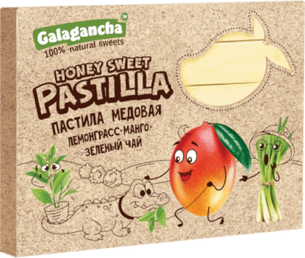 Pastilla Пастила медовая манго/лемонграсс/зеленый чай 190г