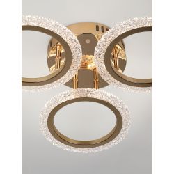 Светильник потолочный светодиодный Rivoli Evlalia 6178-703 LED 42Вт 3000-6000К с пультом | Rivoli