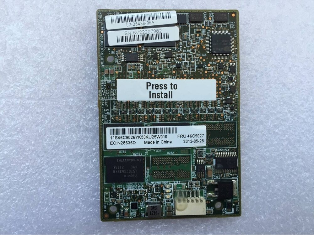 Комплект Кэша и батареи  с проводами IBM 46c9029 + 81Y4579 + 90Y7304 Server Aid серии M5100, 512 МБ RAID 5
