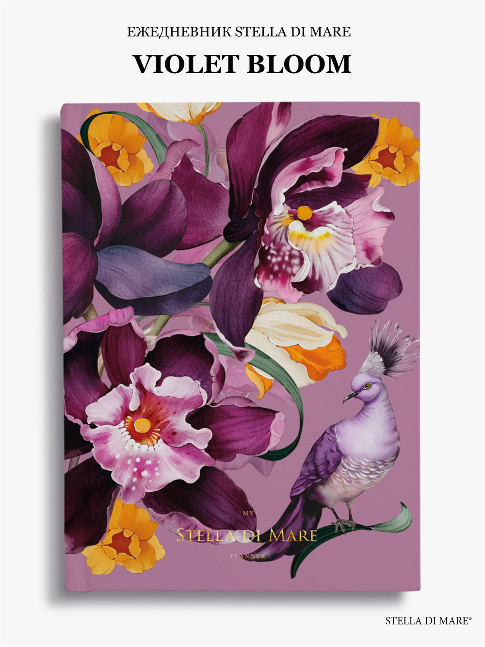 Ежедневник Stella Classic Violet Bloom
