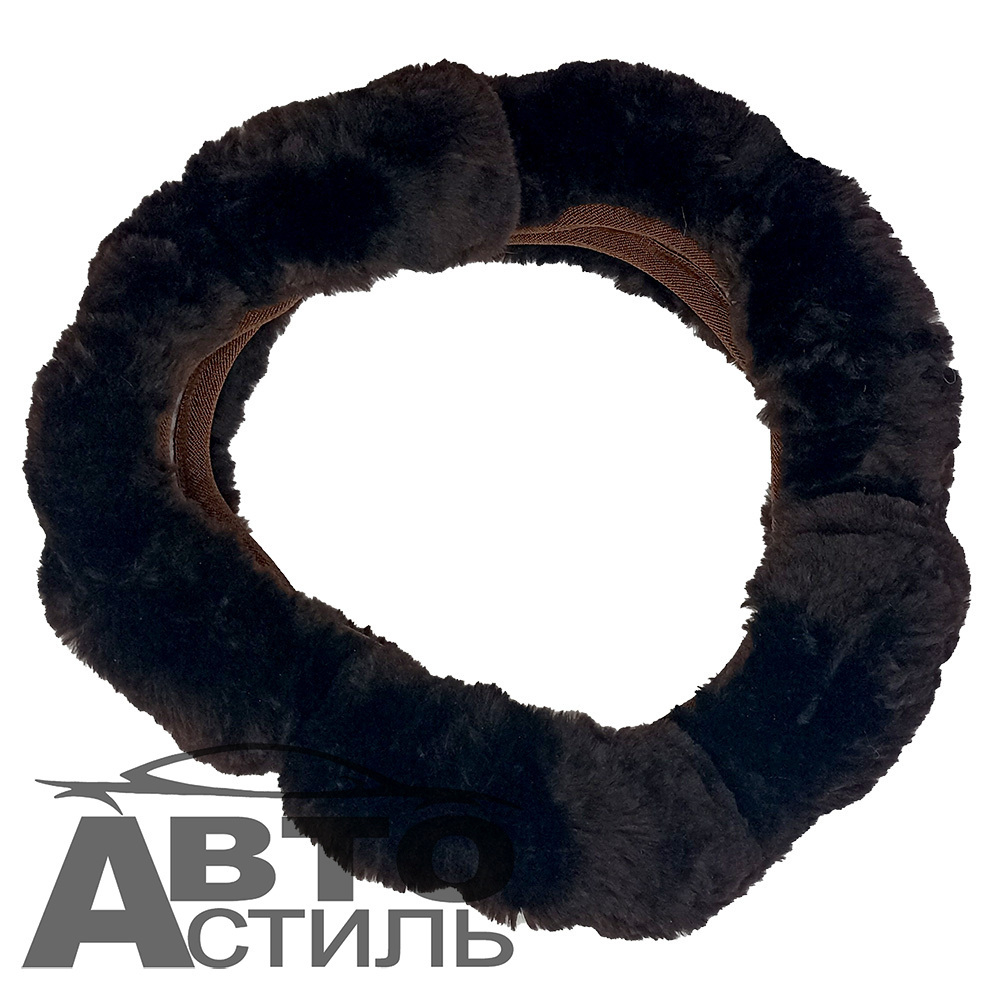 Оплетка на руль круглая Coolpart MAXIMAL Австралия (38*38) - МЕХ - AB-SK шоколад