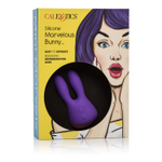 Фиолетовый виброзайчик Mini Marvels Silicone Marvelous Bunny (Цвет: фиолетовый)