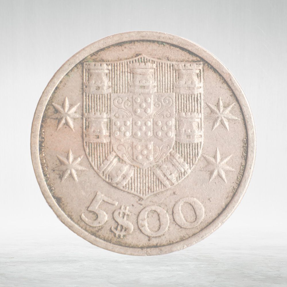 Portugal, 5 Escudos, 1967, VF