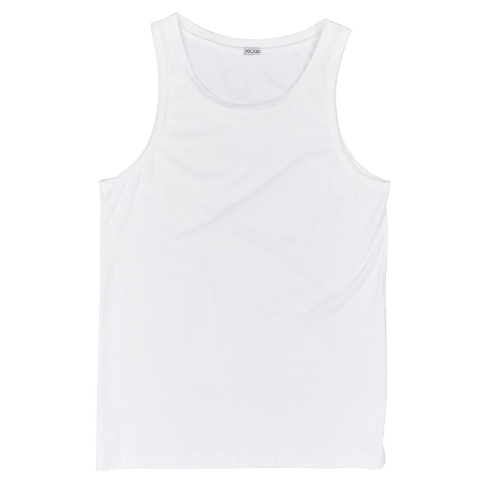 Мужская майка белая HOM SUPREME COTTON Tanktop 401332_400003