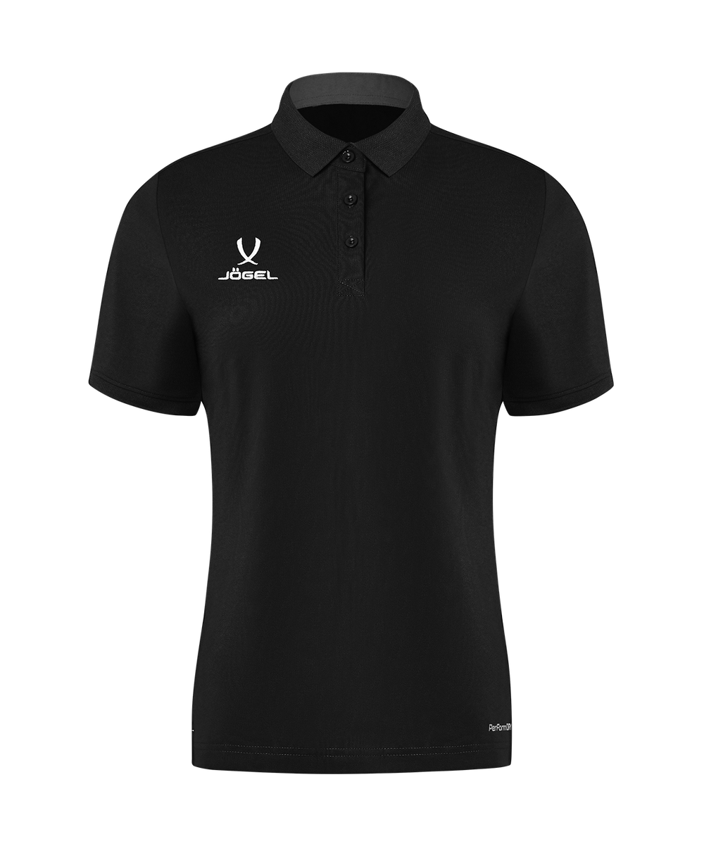 Поло женское JÖGEL PREMIER PerFormDRY CVC Polo W, черный
