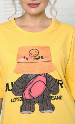 [m]Комплект женский шорты+футболка ТК-3874