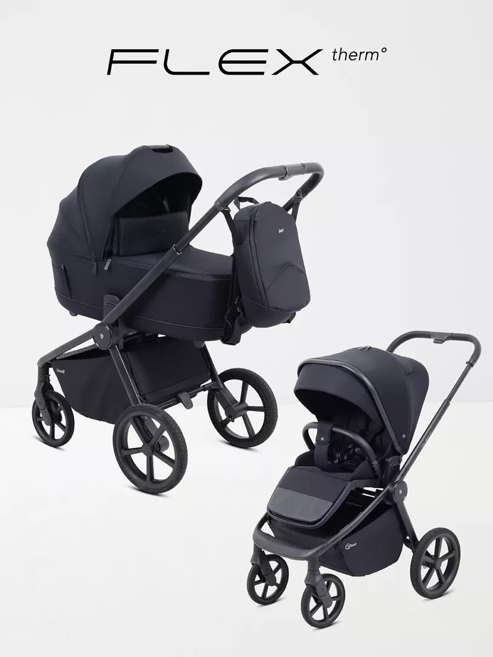 Коляска модульная Rant Flex Soft Therm Black