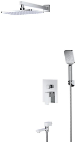 Душевой набор встроенного монтажа с поворотным изливом Cezares SLIDER-VDSET-01