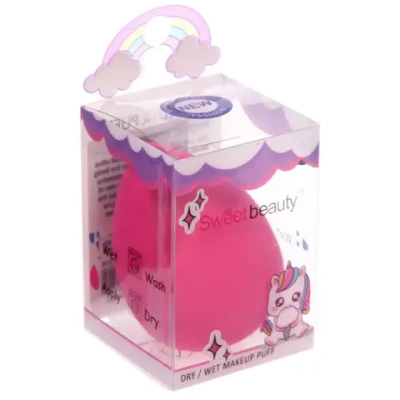 Спонж для макияжа «PALVI», цвет фуксия, 4,3*6.3см