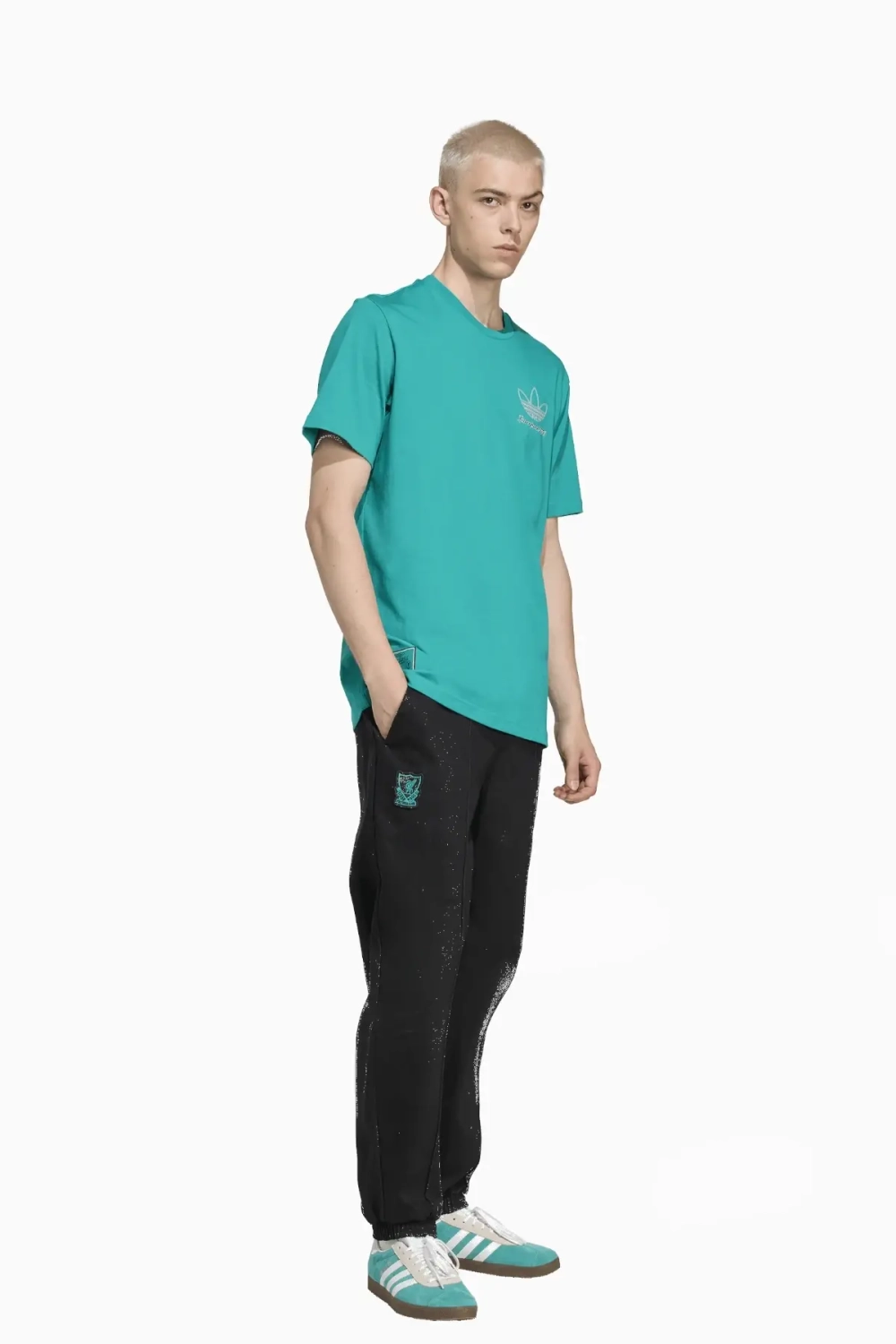 Футболка adidas Liverpool FC 25/26 Terrace Icons Graphic - бирюзовый