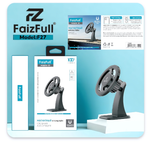 Держатель автомобильный FaizFull F27 магнитный, вращение 360°, на скотч Black