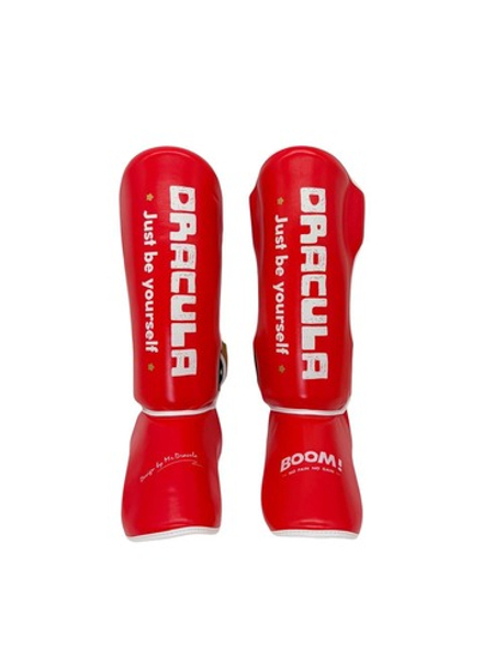 Защита голени Dracula, красная