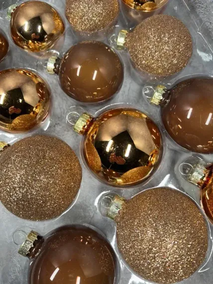 Набор стеклянных шаров Шоколадное суфле 26 шт., Christmas DeLuxe (84499-86773)