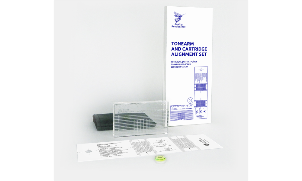 Комплект для настройки тонарма и головки звукоснимателя
Tonearm and Cartridge Alignment set