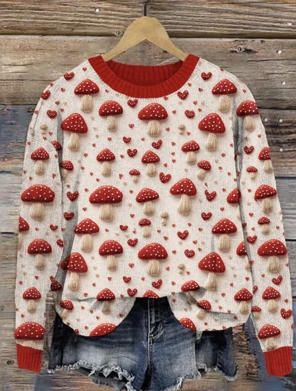 Кулирка с лайкрой МУХОМОРЫ