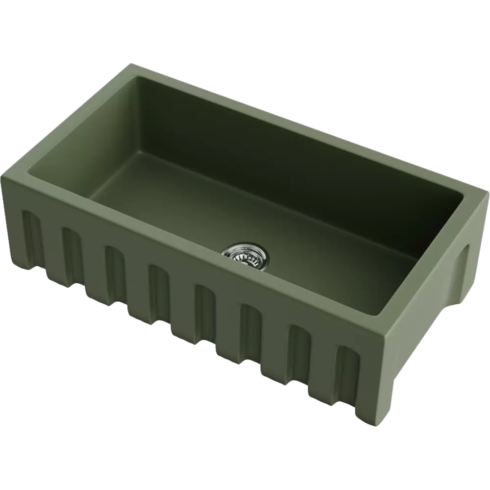 Кухонная мойка Omoikiri Mikura 83-OL Natceramic/olive