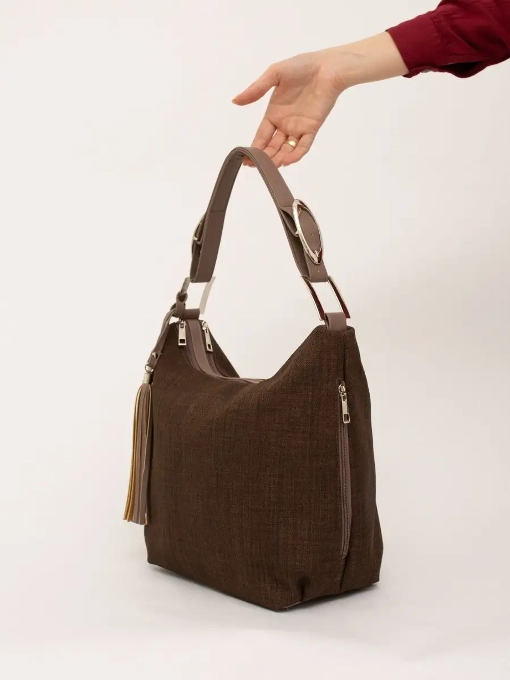 Сумка через плечо большая шоппер мешок спортивная