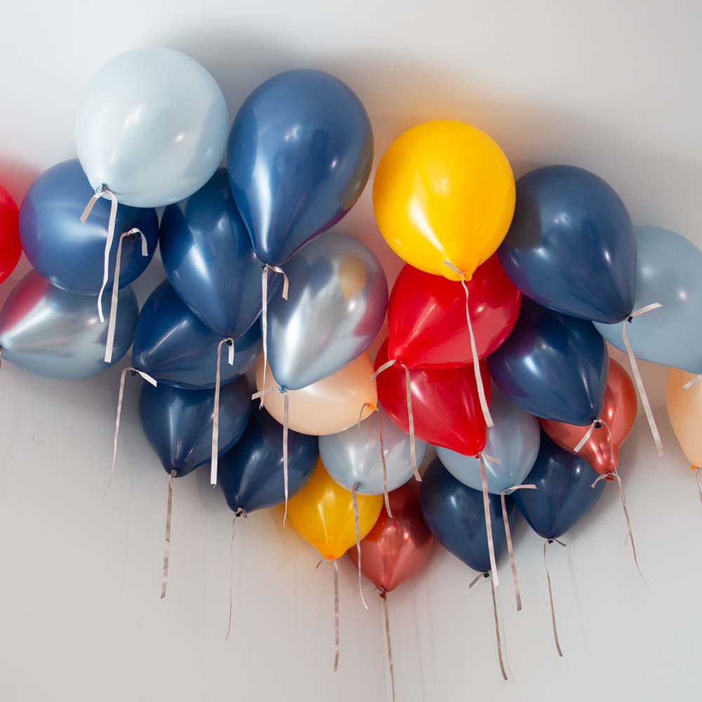 Шары россыпью "Яркий закат"