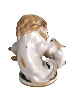 Фарфоровая статуэтка "Заяц во хмелю" ЛФЗ