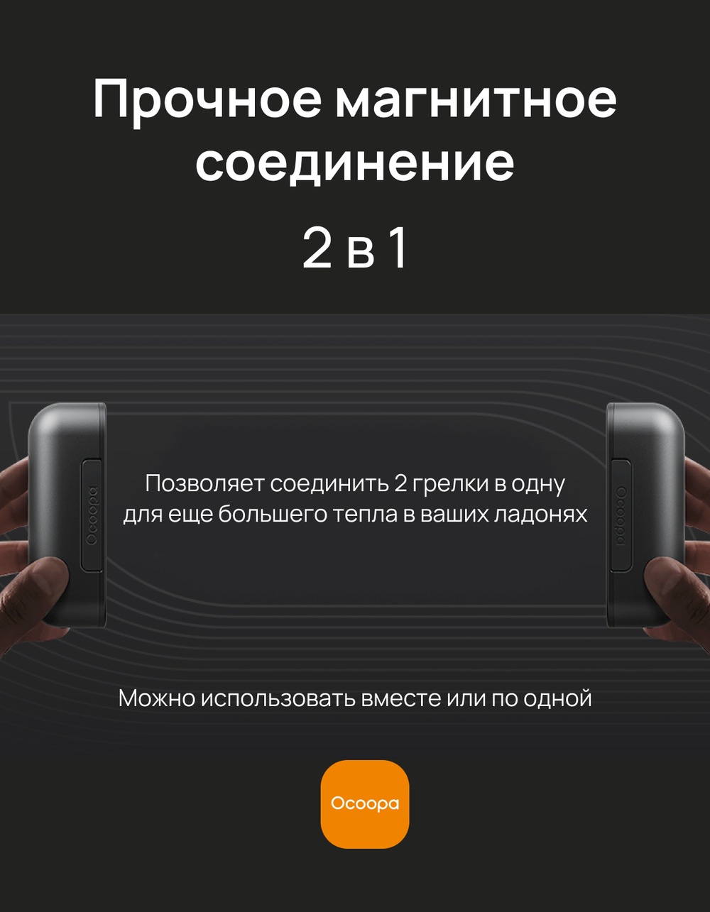 Электрическая грелка Ocoopa UT2s Black