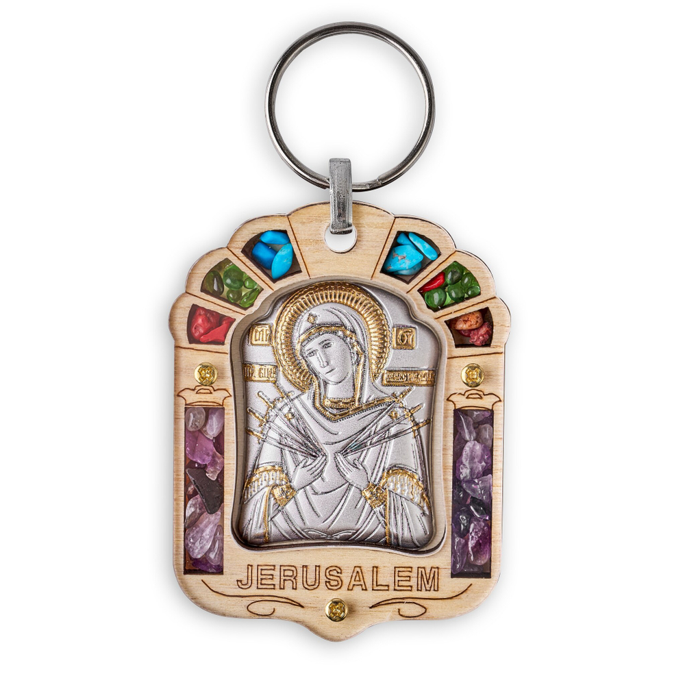 Благословение Семистрельная БМ, икона, 65x50