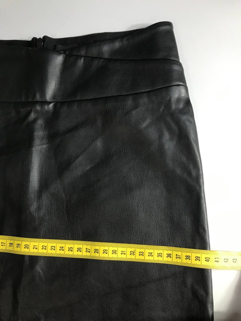 Юбка-карандаш Lime из экокожи, маркировка S, визуально 44 размер