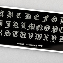 Пластина Swanky Stamping №43