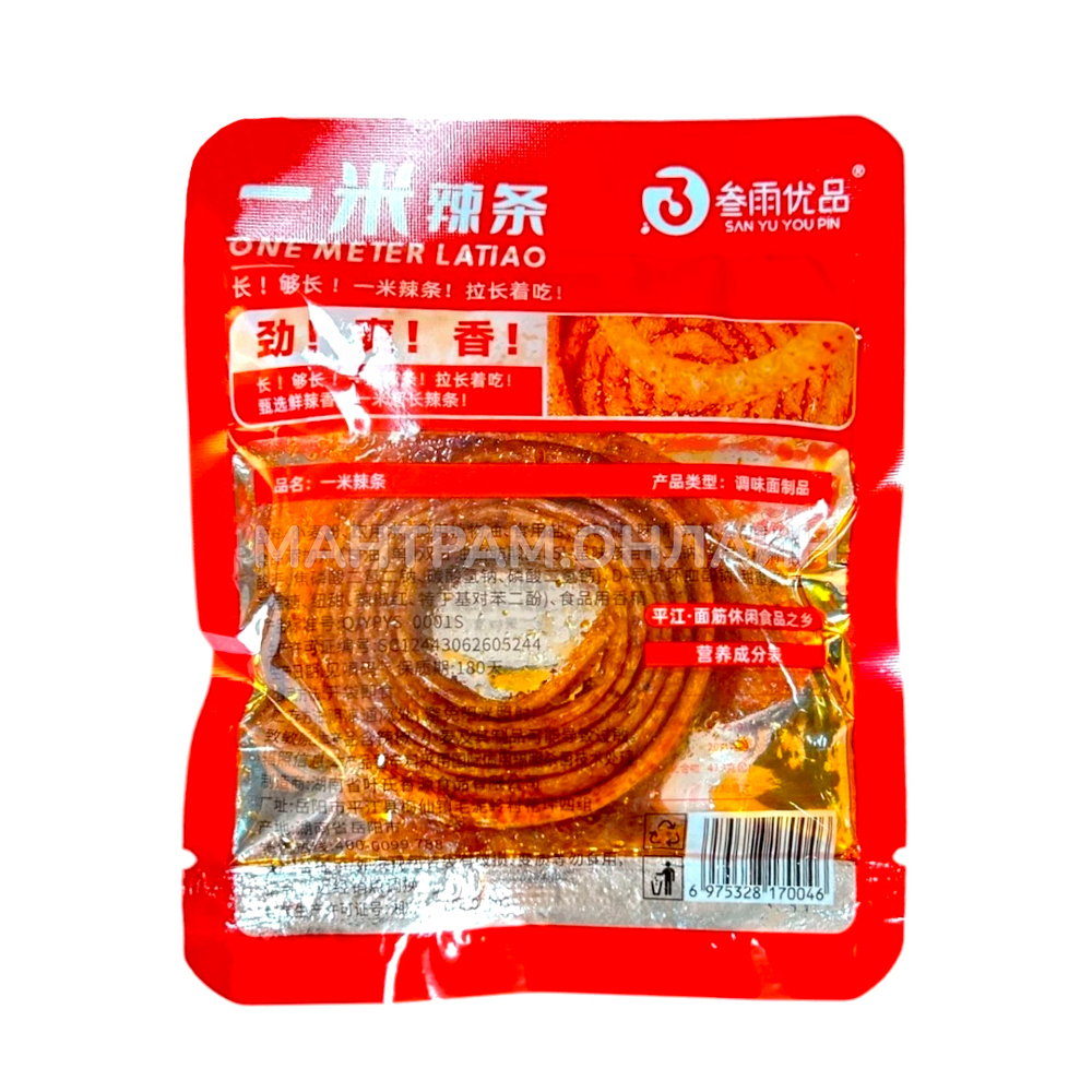 Снек соевый San Yu You Pin One Meter Latiao лента 20 г