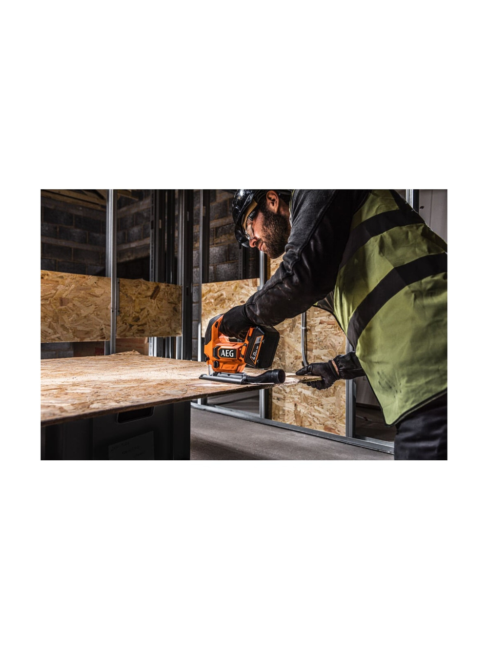 Лобзик AEG 18В BST18x2-0 4935492485